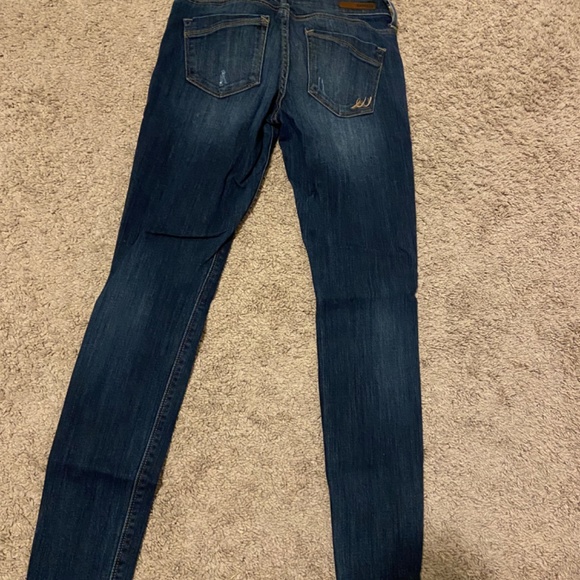 Express Mia Mid Rise Legging Jeans - Picture 3 of 5